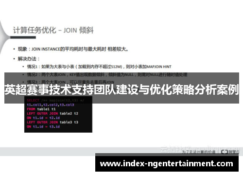 英超赛事技术支持团队建设与优化策略分析案例
